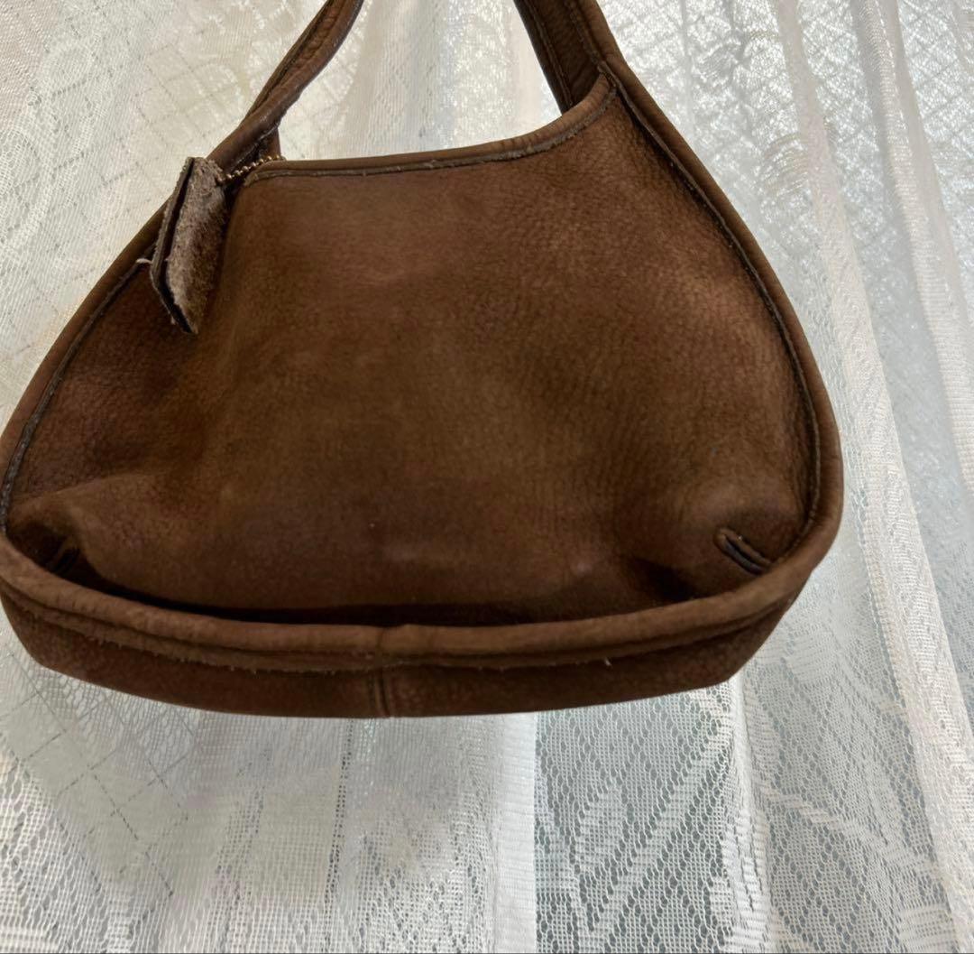 COACH ハンドバッグ スウェード ブラウン Oldcoach vintage
