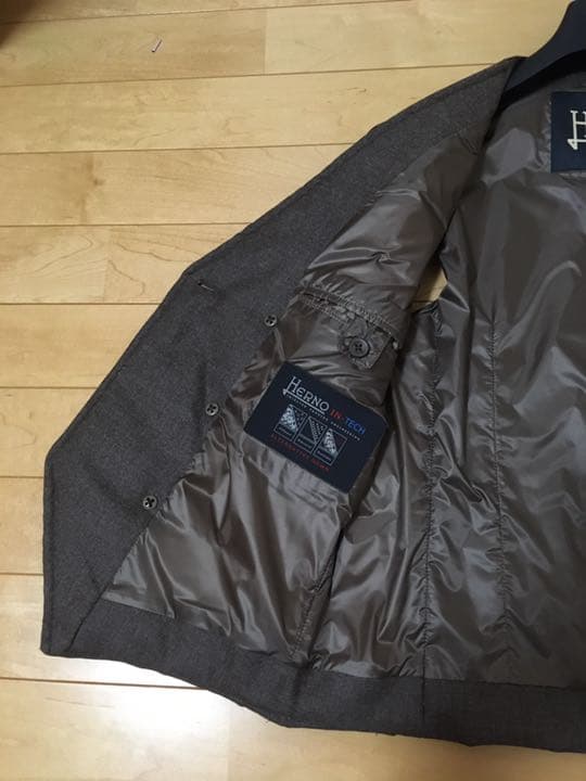 HERNO ヘルノ　別注ウールダブルインナージレ