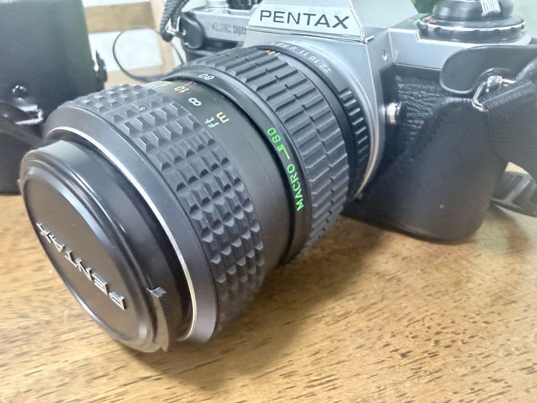 PENTAX ME Super ストロボ、レンズ付き