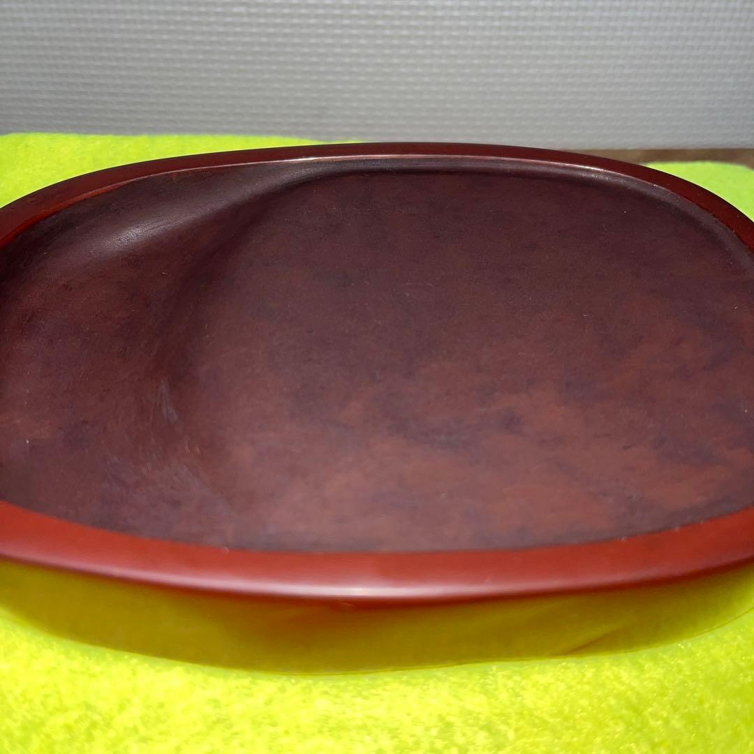 ⭕️岩手県　紫雲石硯　4代　佐藤鐡治　小判型硯　希少　姿が美しい　記念品