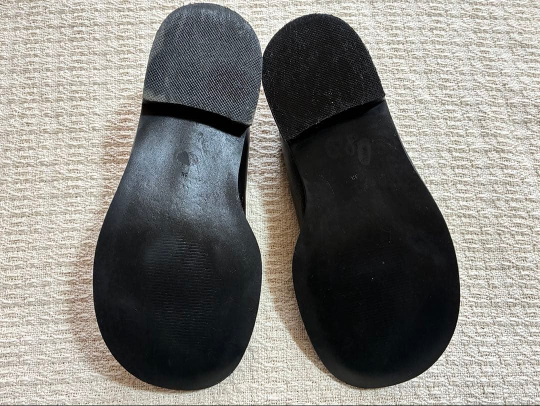 靴 TODAYFUL slide leather shoes 38