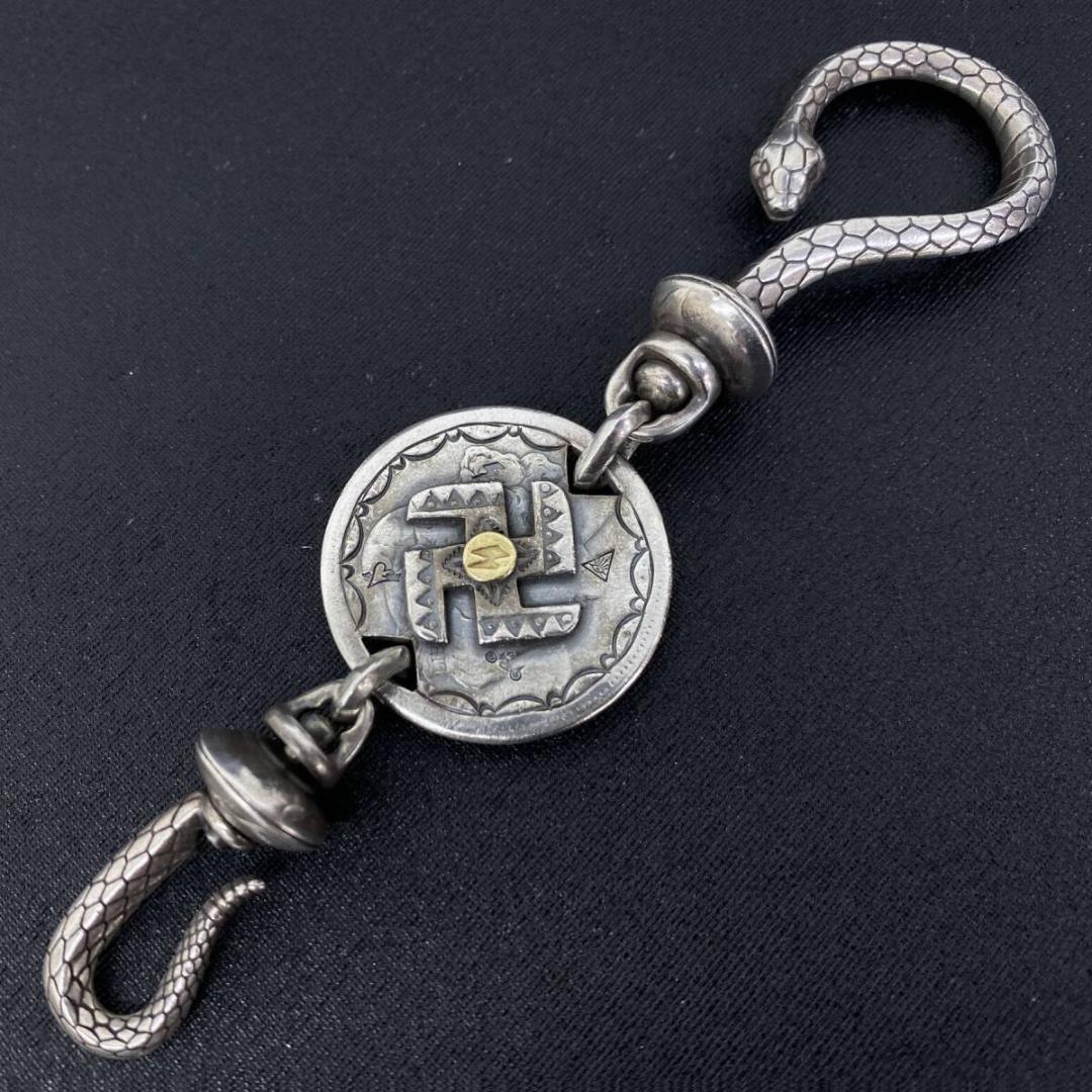 LARRY SMITH WESTRIDE K18 メタル シルバー キーフック