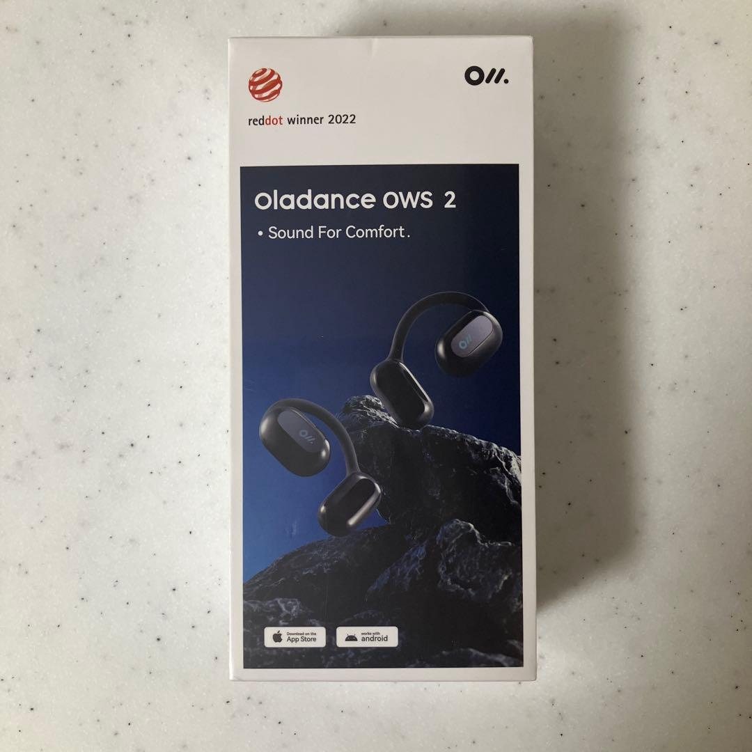 【新品未開封品】Oladnce OWS2 ワイヤレスイヤホン 耳掛け型 ブルー