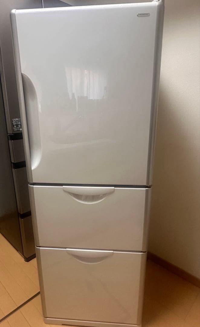 ホワイト 3ドア冷蔵庫