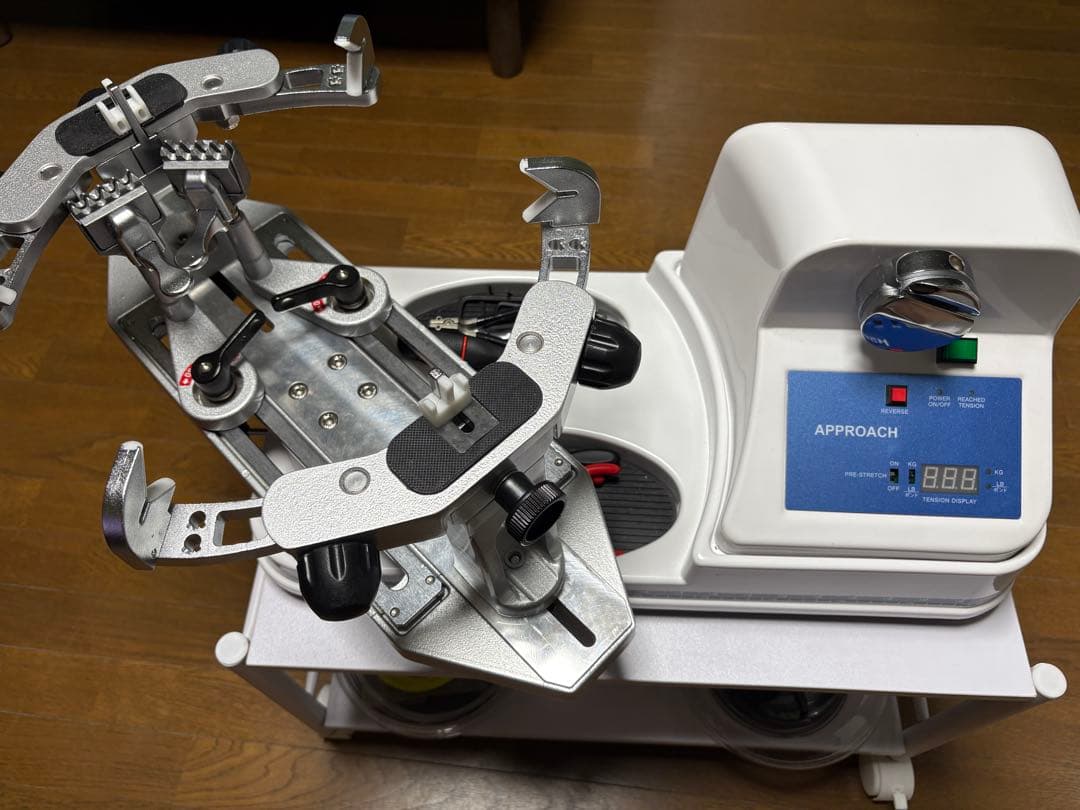 アプローチ 2023/5購入 電動 ガット張り ストリングマシン