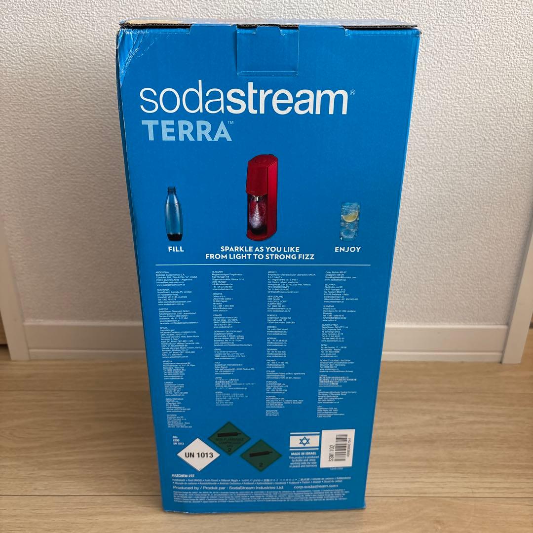 sodastream TERRA 炭酸水メーカー レッド