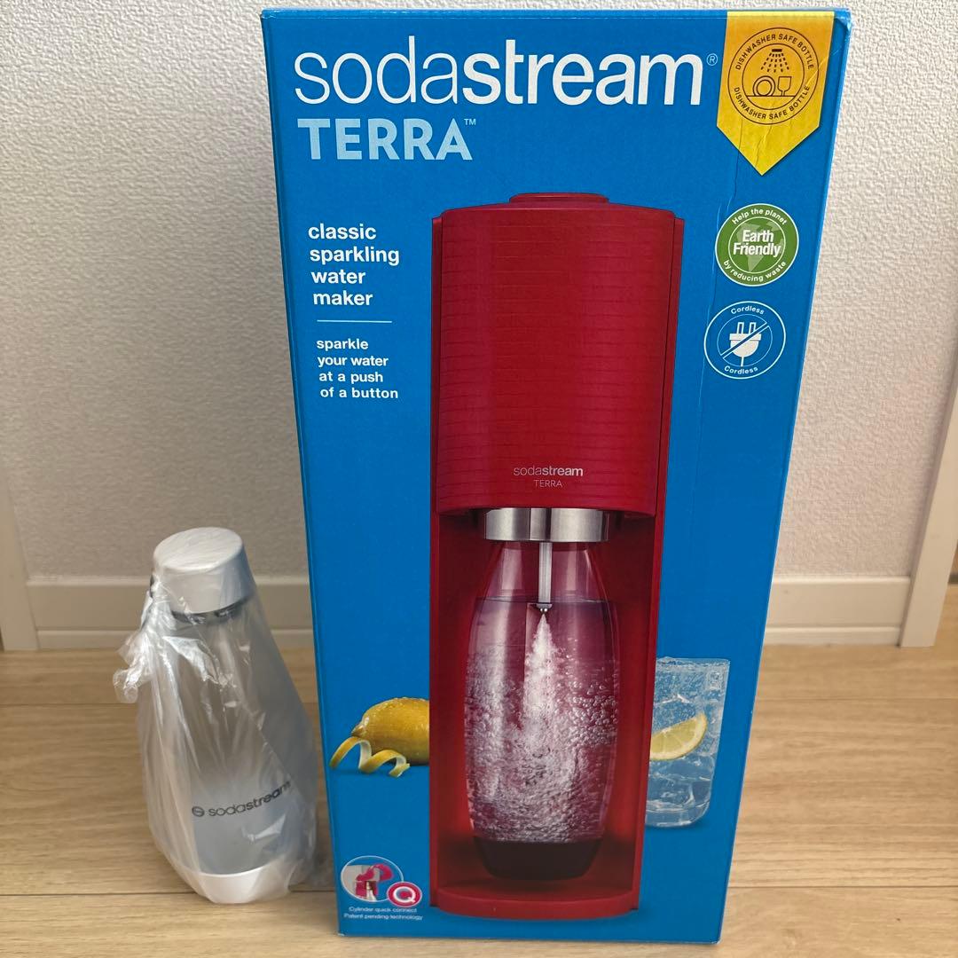 sodastream TERRA 炭酸水メーカー レッド
