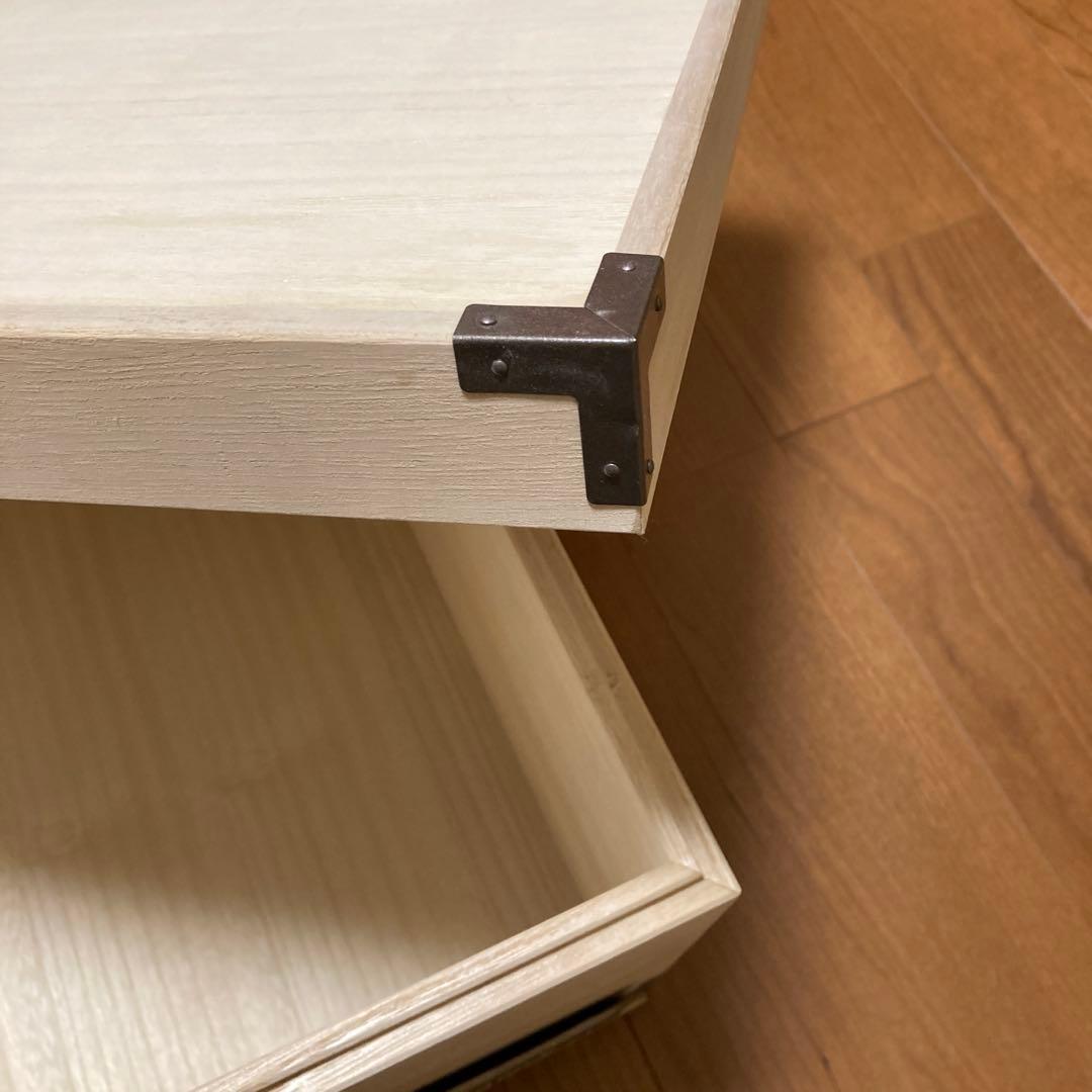 新品未使用品　大川桐製衣装箱　着物箱　衣装箱　衣装ケース　収納箱　深型