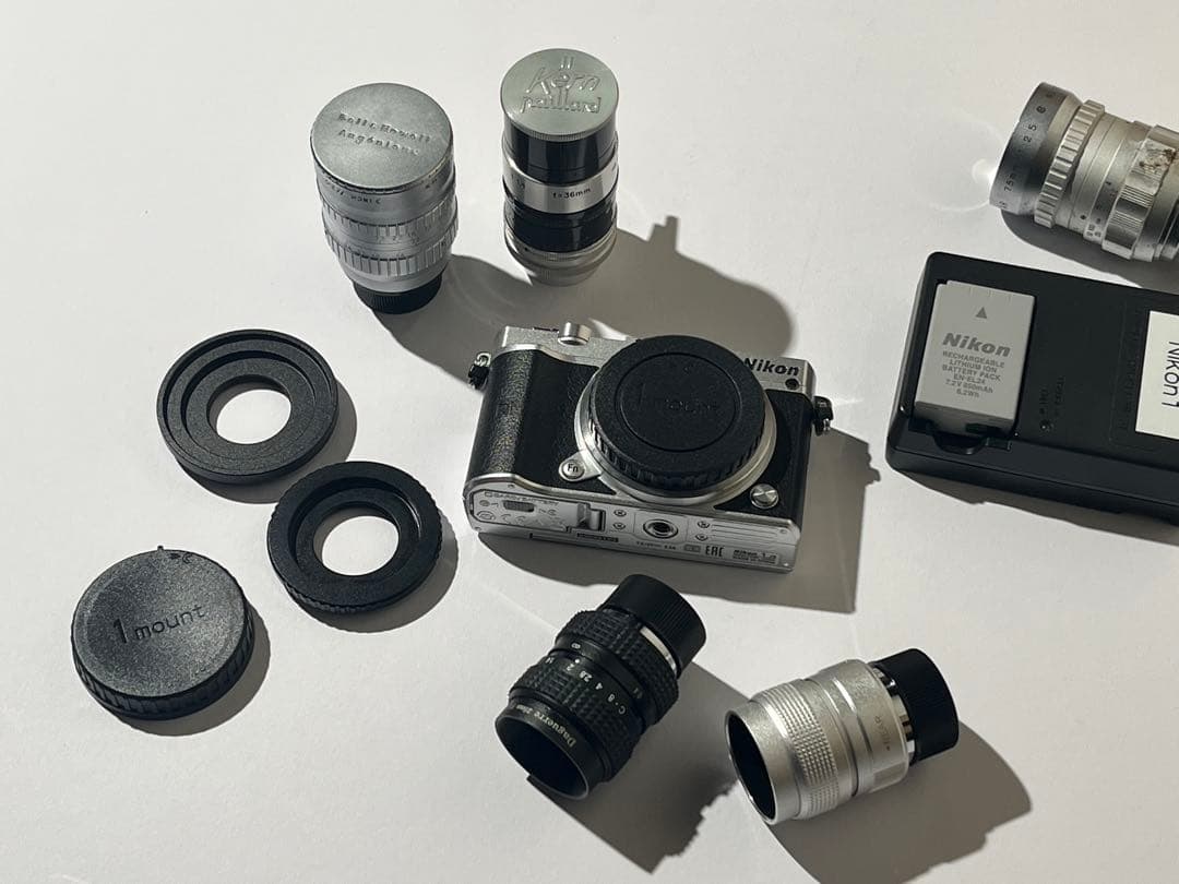 Nikon 1＋Cマウント5本セット｜Switar・Angenieux他