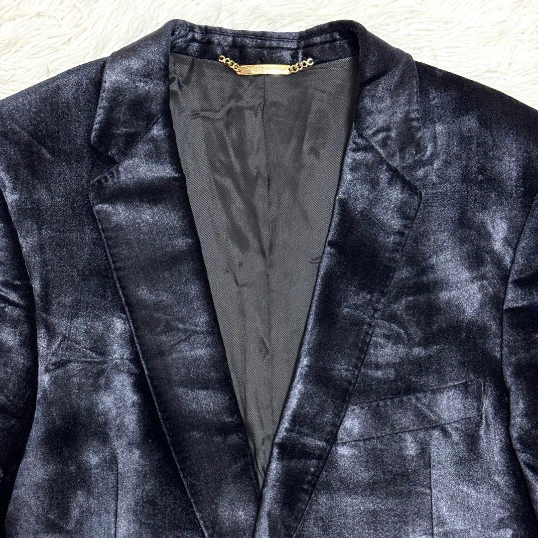 【イタリア製ベルベット✨】D&G New MARTINI テーラードジャケット