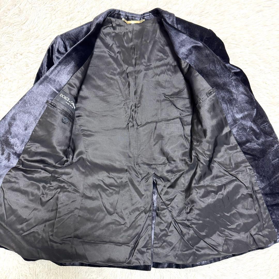 【イタリア製ベルベット✨】D&G New MARTINI テーラードジャケット