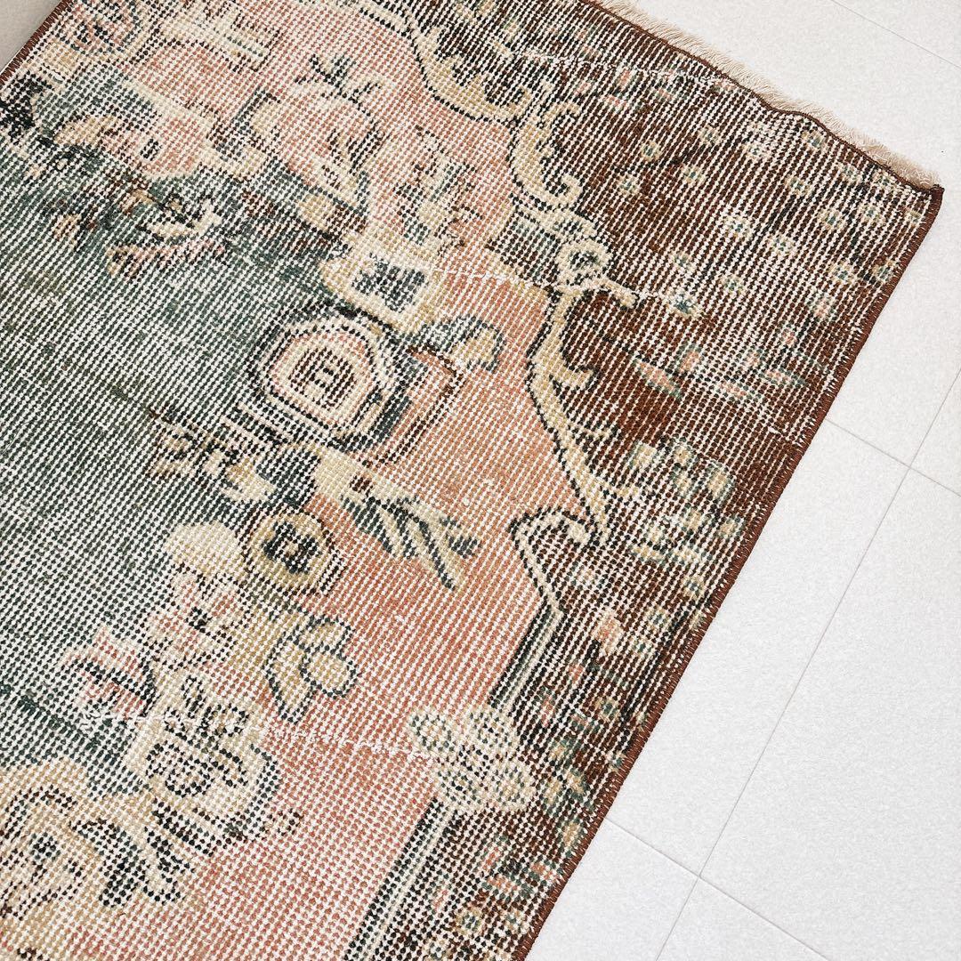トルコ　ヴィンテージラグ　ランナーラグ