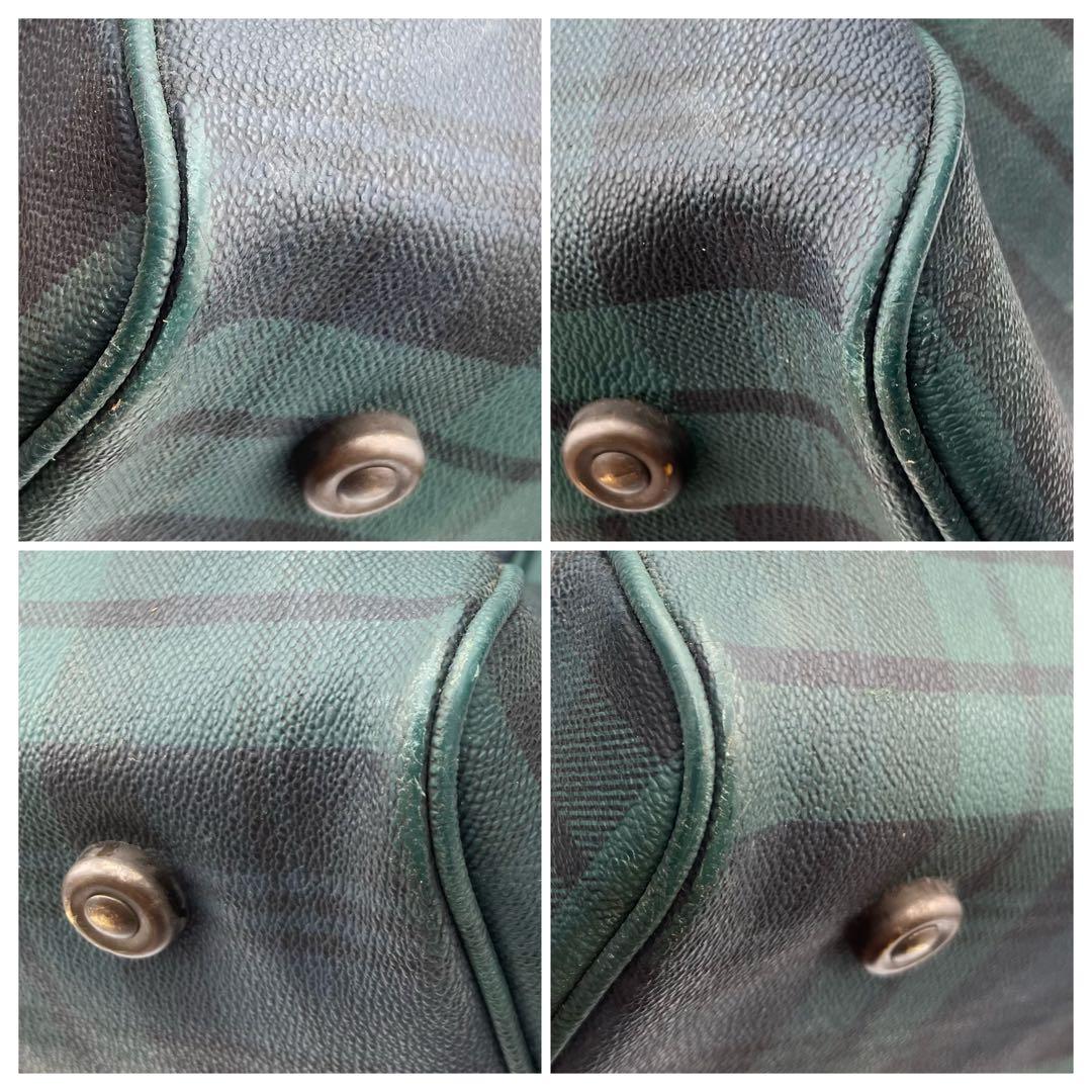 【売り切り価格】RALPH LAUREN ボストンバッグ グリーン レザー