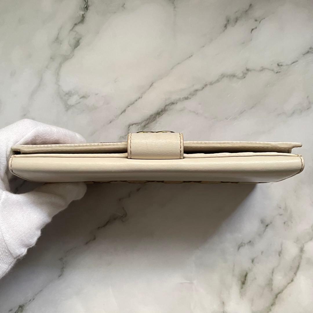 GUCCI グッチ ラブリーハート GGキャンバス 長財布　0108-⑩