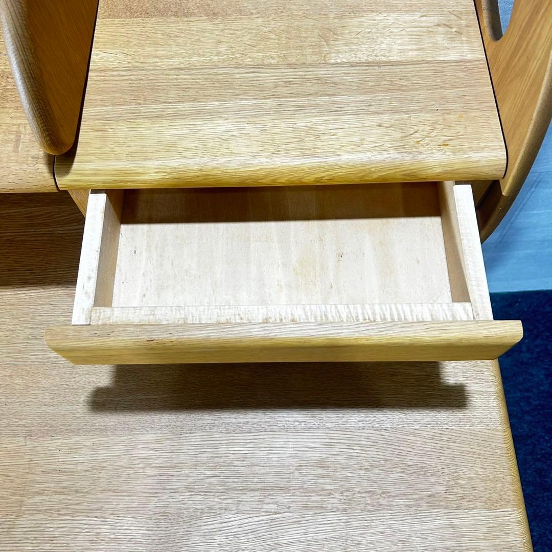 karimoku 学習机セット オーク材 天然木 シンプル 家具 d4937