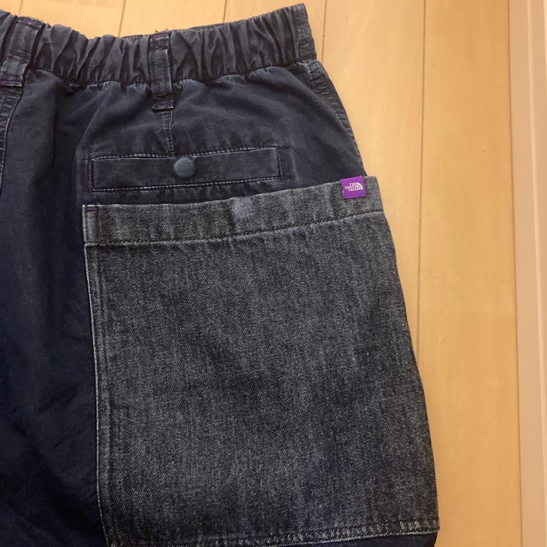 Nノースフェイスパープルレーベルストロールフィールドパンツインディゴ