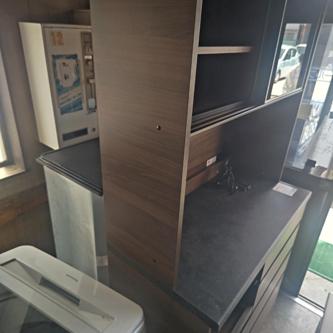 のん 大型食器棚 お洒落 パモウナ 大塚家具 食器棚 ウォールナット