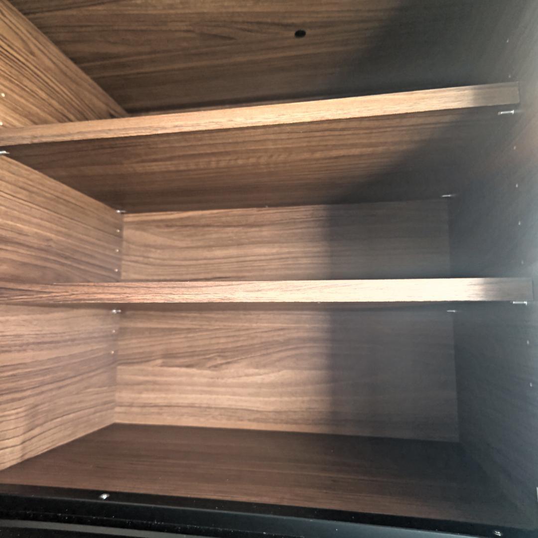 のん 大型食器棚 お洒落 パモウナ 大塚家具 食器棚 ウォールナット