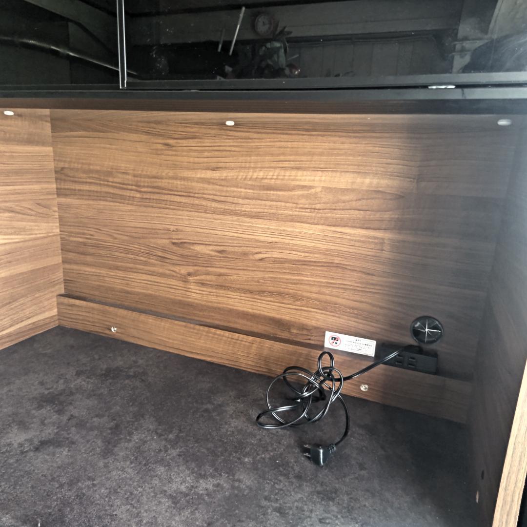 のん 大型食器棚 お洒落 パモウナ 大塚家具 食器棚 ウォールナット