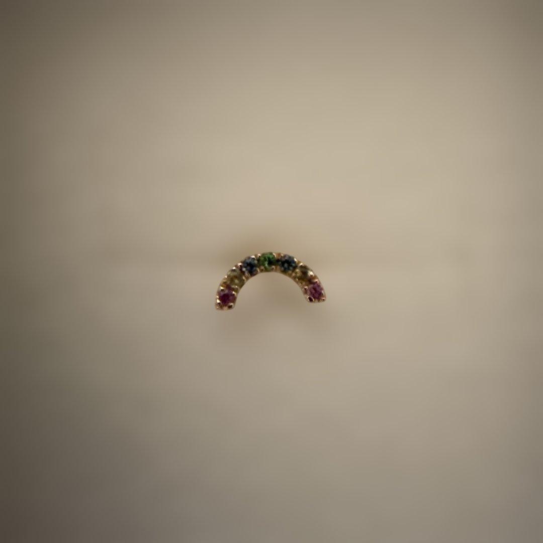 Bijou de M ビジュードエム K14 RG アーチ型ストーンピアス