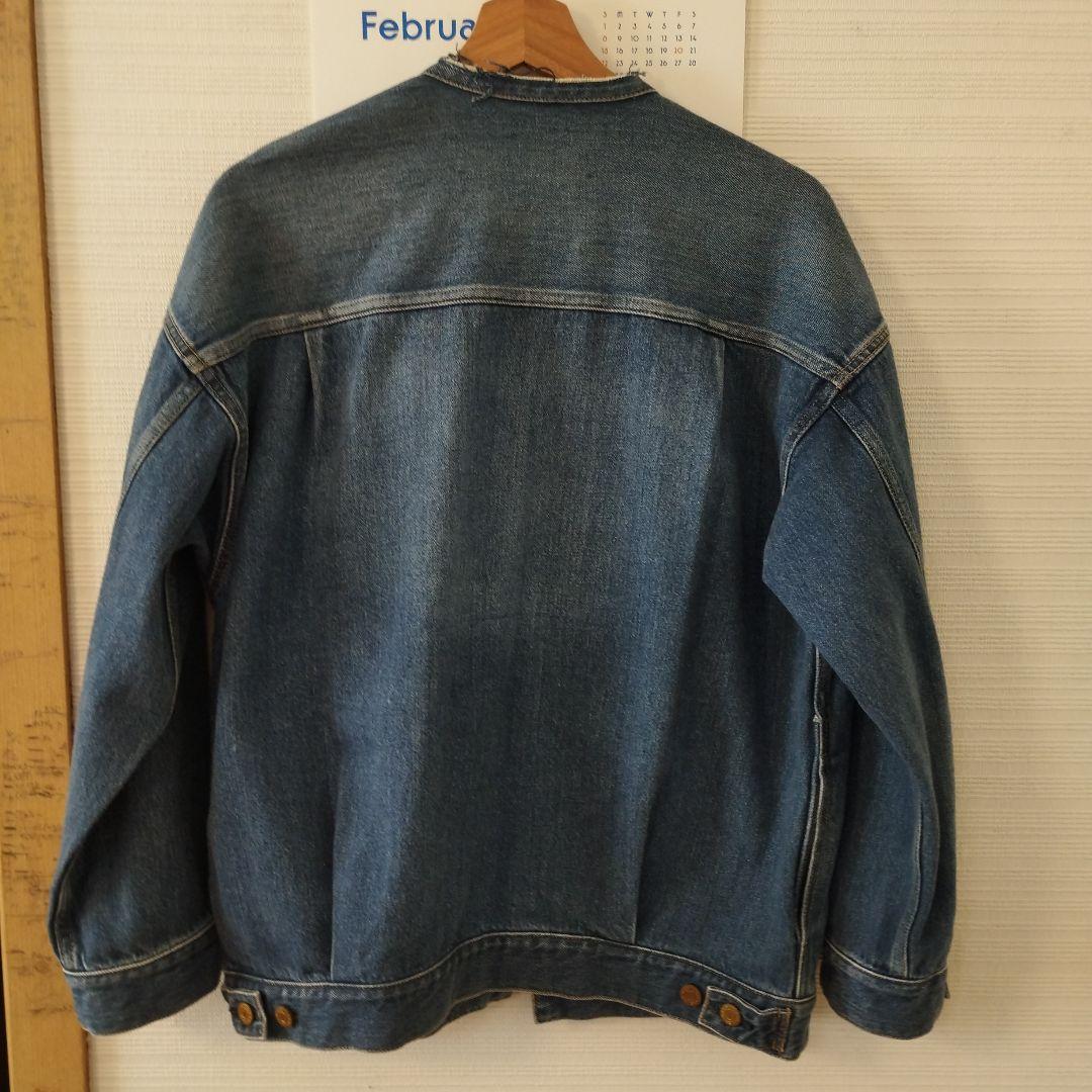 美品IENAリメイクルーズデニムブルゾン36