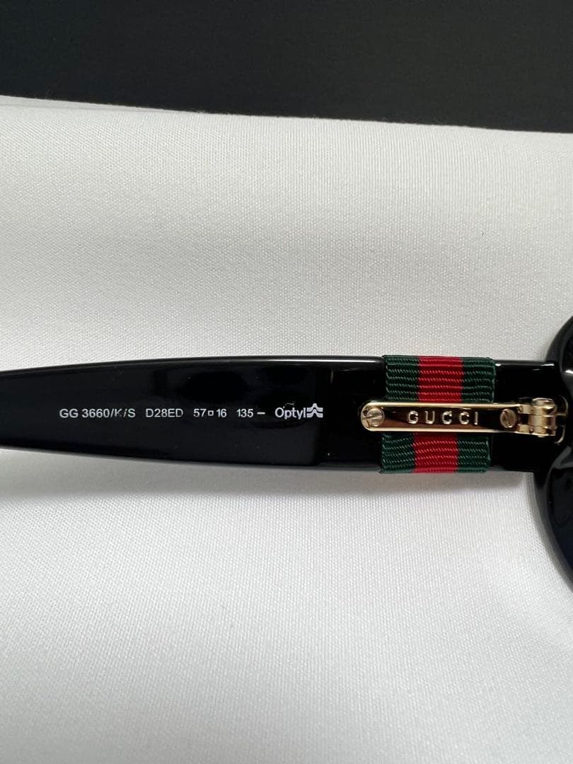 【美品】 グッチ サングラスシェリーラインGG3660K/S 57□16