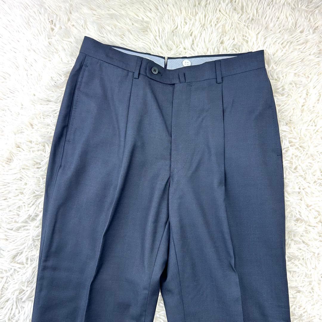 美品✨　BEAMS F ビジネススーツ　セットアップ　キレイめ　ウール　段返り