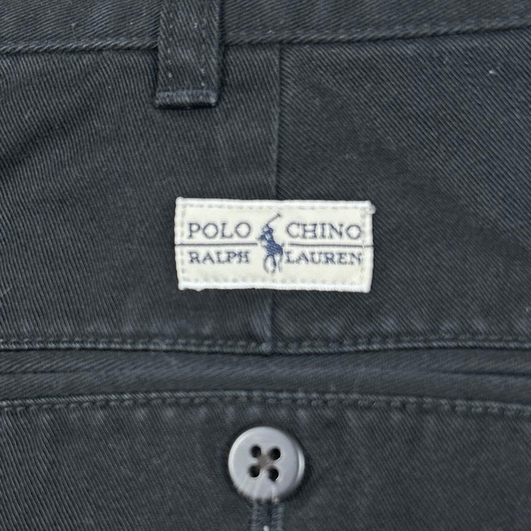 90s 未使用級　ポロバイラルフローレン　クラシックチノ　W35 黒　ブラック
