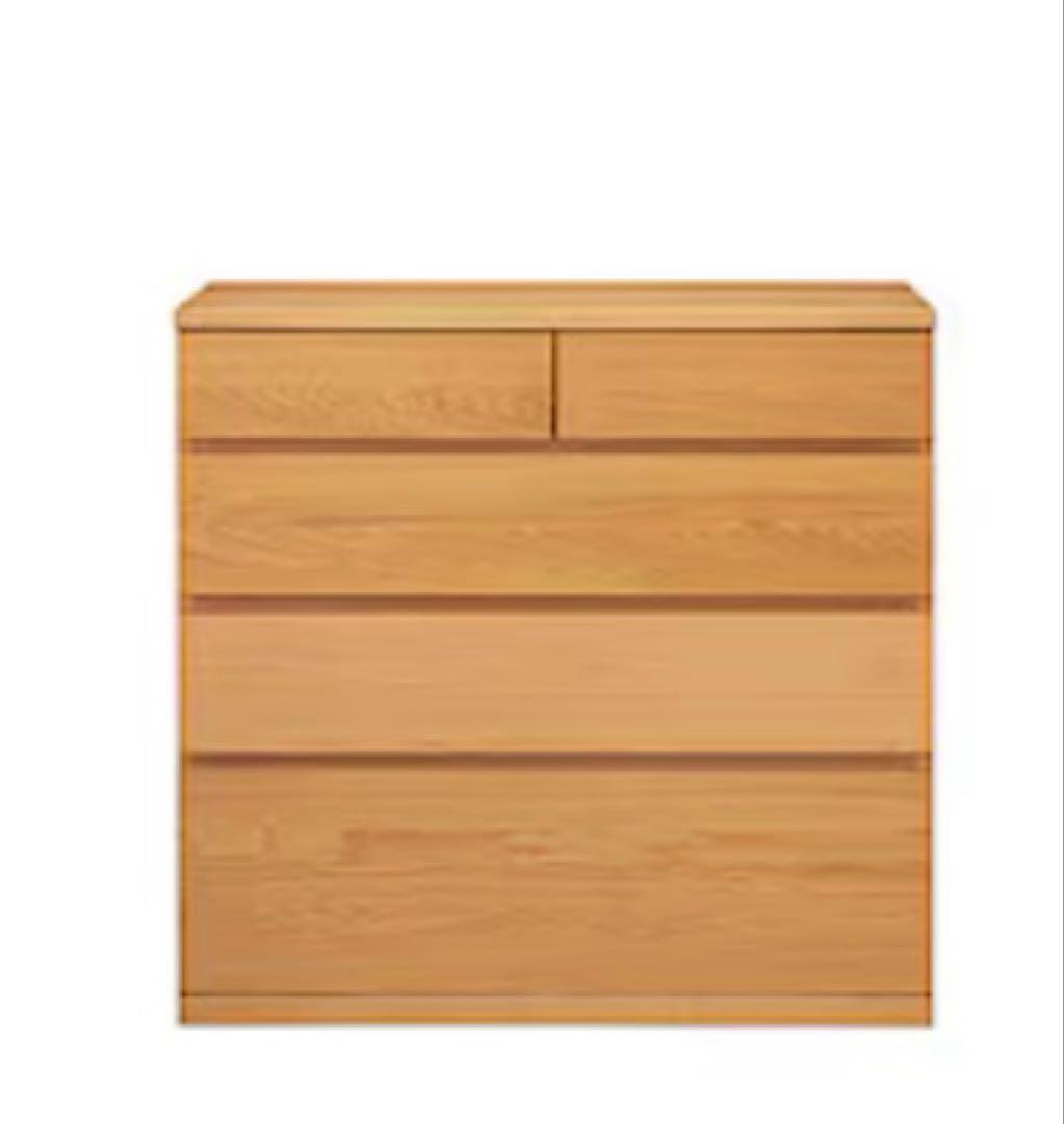無印良品 木製チェスト4段 オーク材
