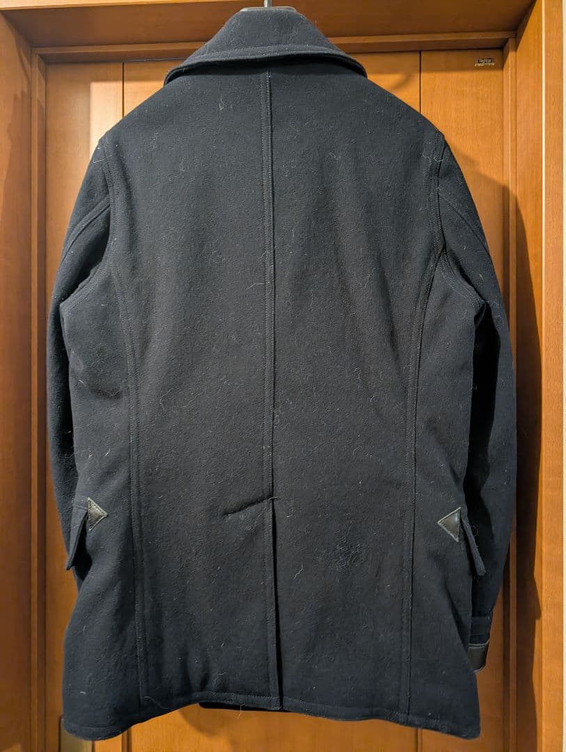 や*ん様 NigelCabourn 日本製 メルトンミリタリーピーコート 48