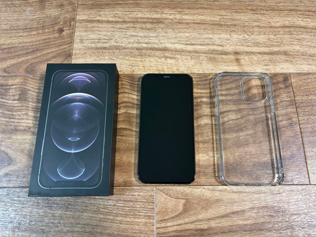 美品 iPhone12 Pro 256GB グラファイト SIMロック解除済み