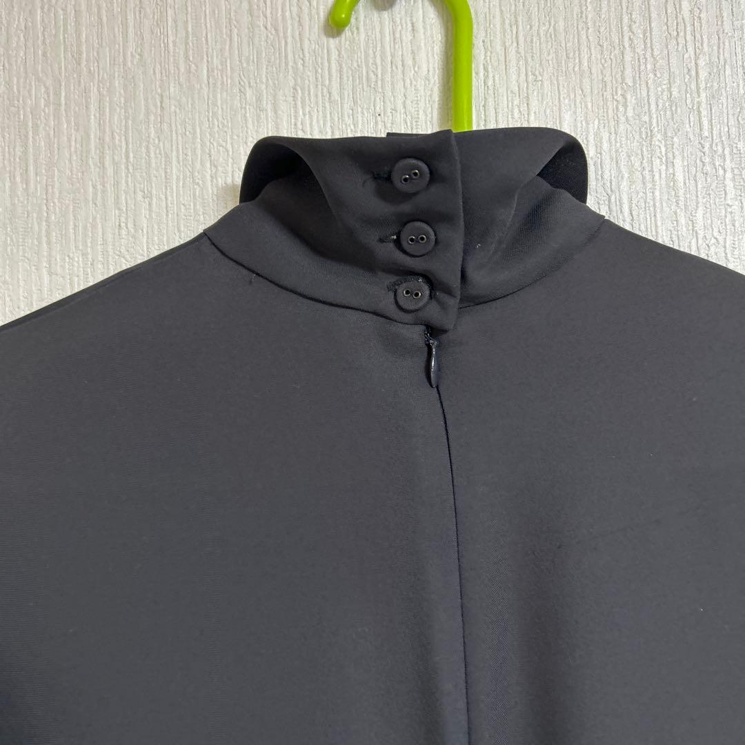 花柄のプリント長袖チュニック