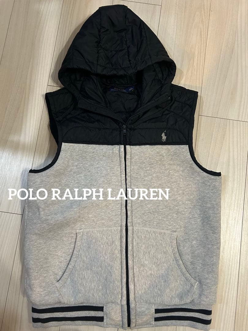POLO RALPH LAUREN フード付きベスト M