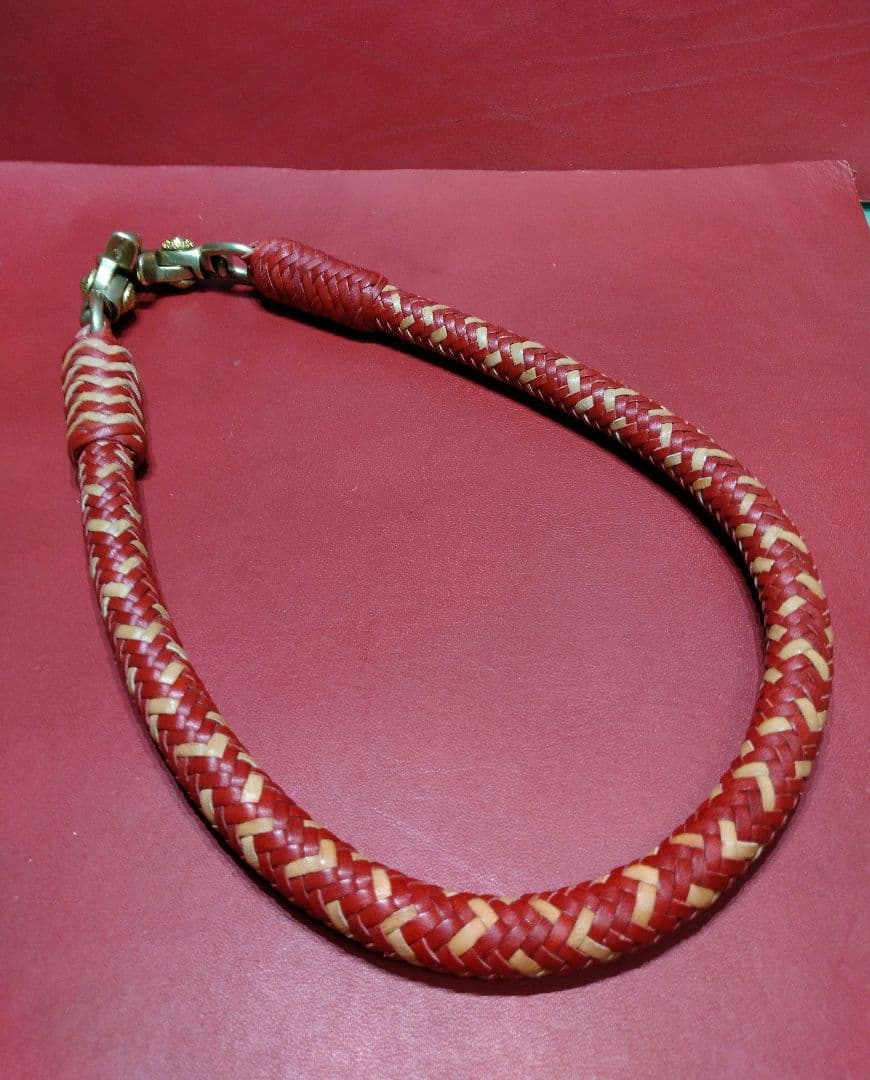 ★Stoutlover様★16本編みウォレットロープ☆栃木＆ハーマンオークレザー