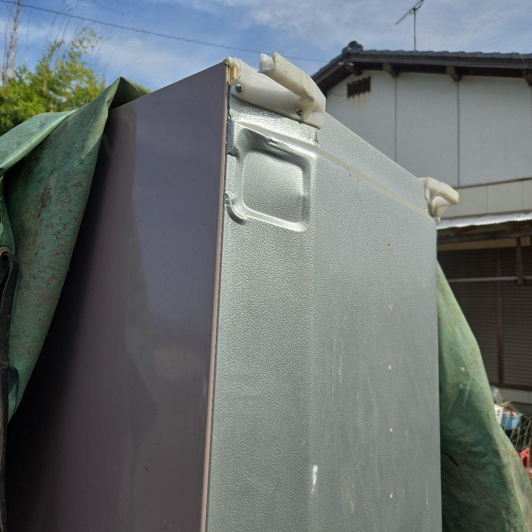 ピンクパ－プル、3ドア、上段冷蔵室、中断野菜室、下段冷凍庫、自動製氷機付き