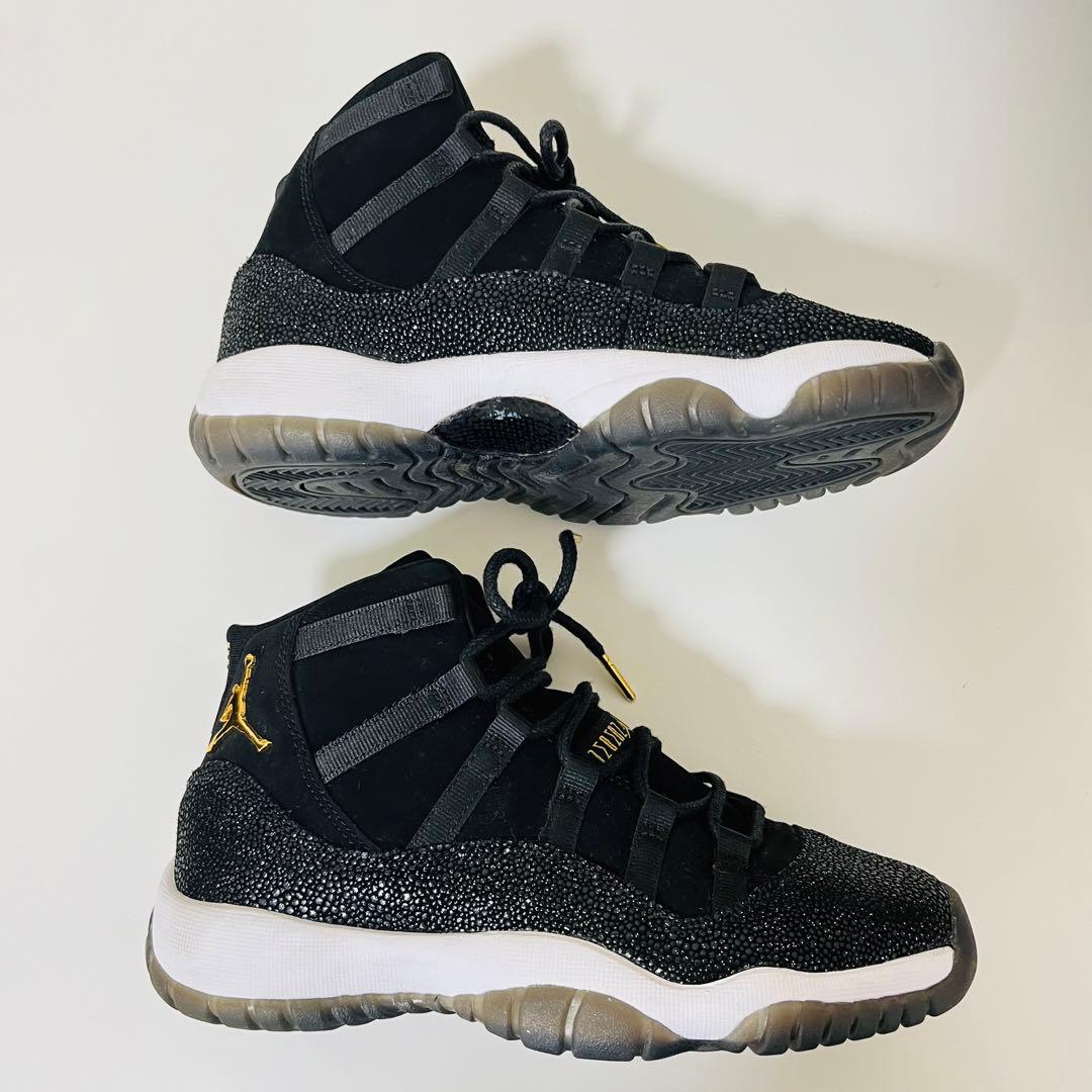 【美品】NIKE★AIR JORDAN11 RETRO PREM★22.5 黒