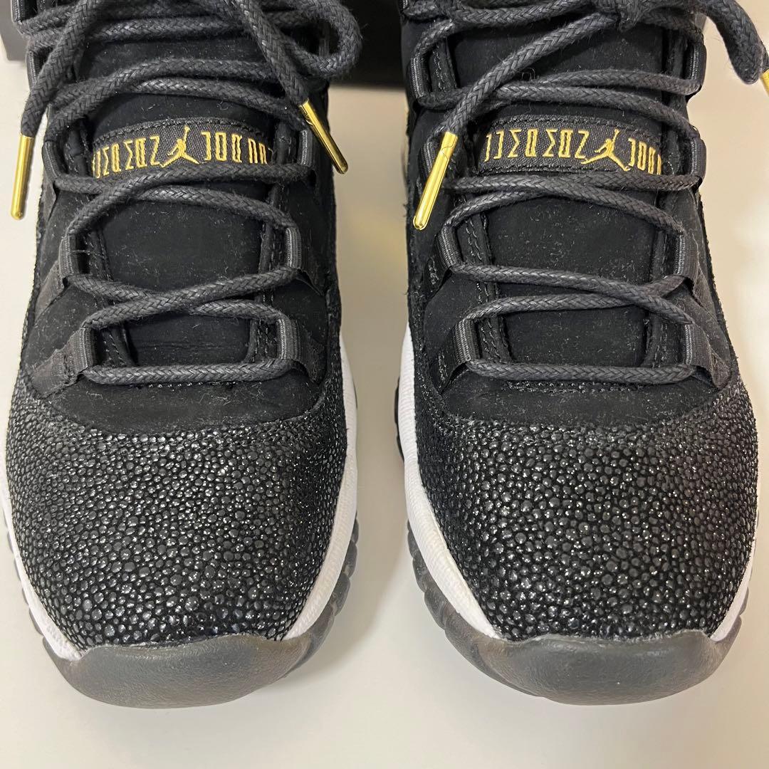 【美品】NIKE★AIR JORDAN11 RETRO PREM★22.5 黒