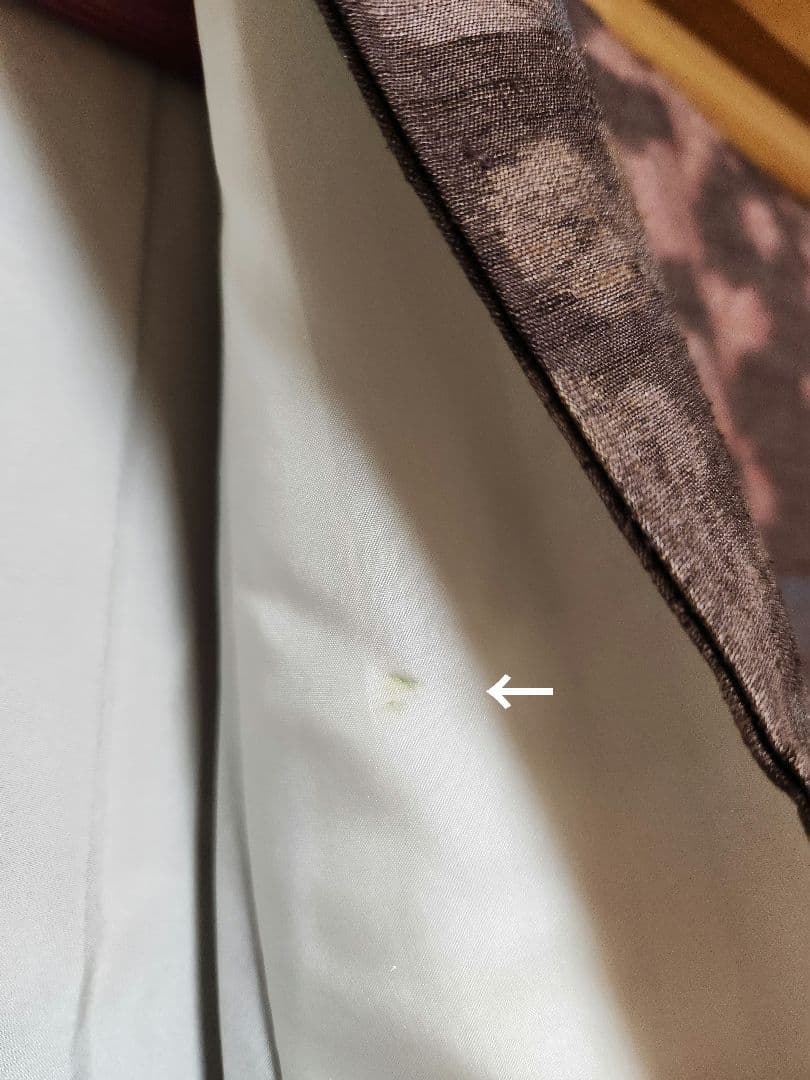 【スモールサイズ＊】辻が花の紬　茶色　ピンク　正絹　特価☆