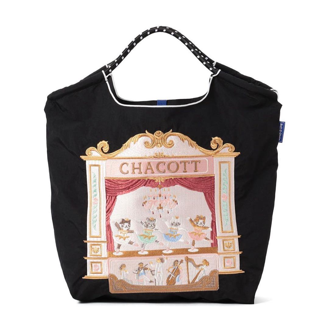 正規品 ボールアンドチェーン エコバッグ 刺繍 M カジュアル 大容量