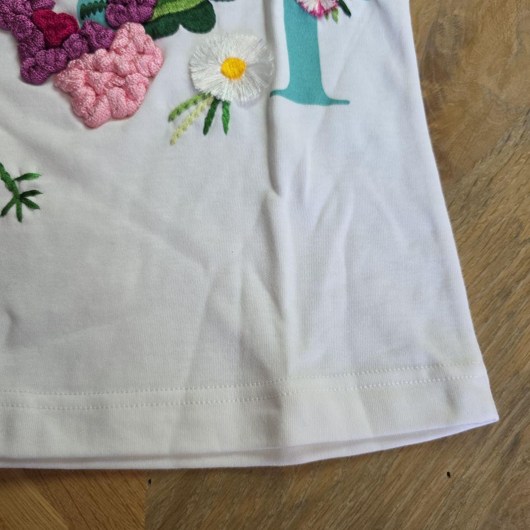 超希少　クリスチャンディオール♡花柄刺繍Tシャツ ロゴ　ガリアーノ期　y16