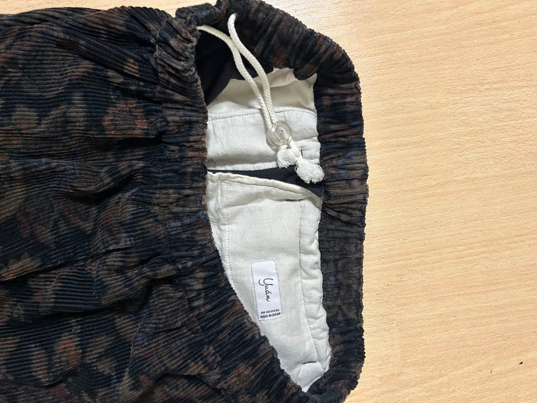 最終値下げ　YUAN BOTANICAL CORDUROY セットアップ