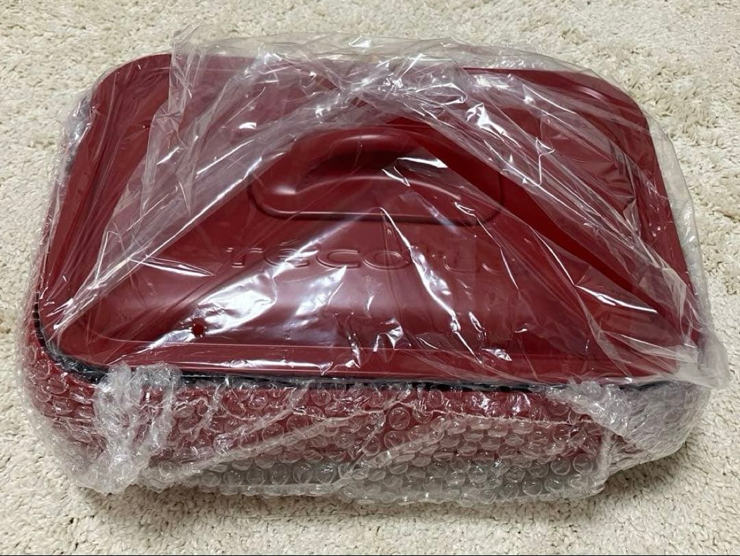 お値下げ【未使用】レコルト ホットプレート RHP-1(R) たこ焼きプレート付