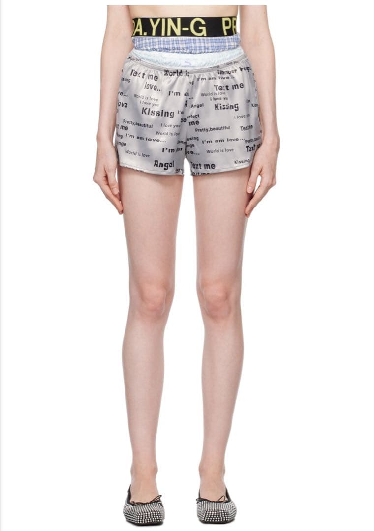 praying プレイング 重ね着風 ショートパンツ litmus ボクサー