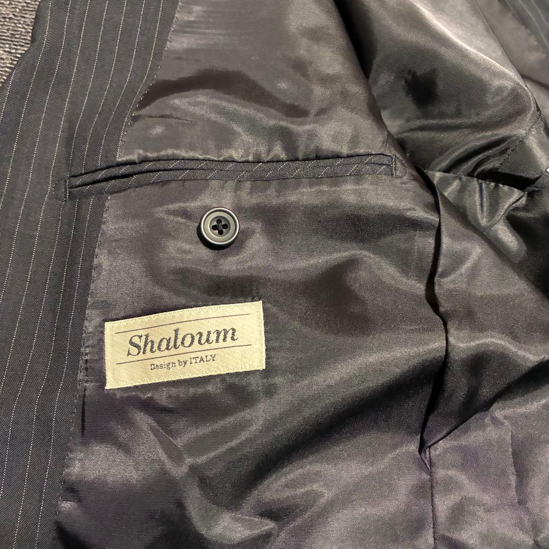 極美品☆ミツミネ　高級ウール100% スーツセットアップ AB4 ダークグレー