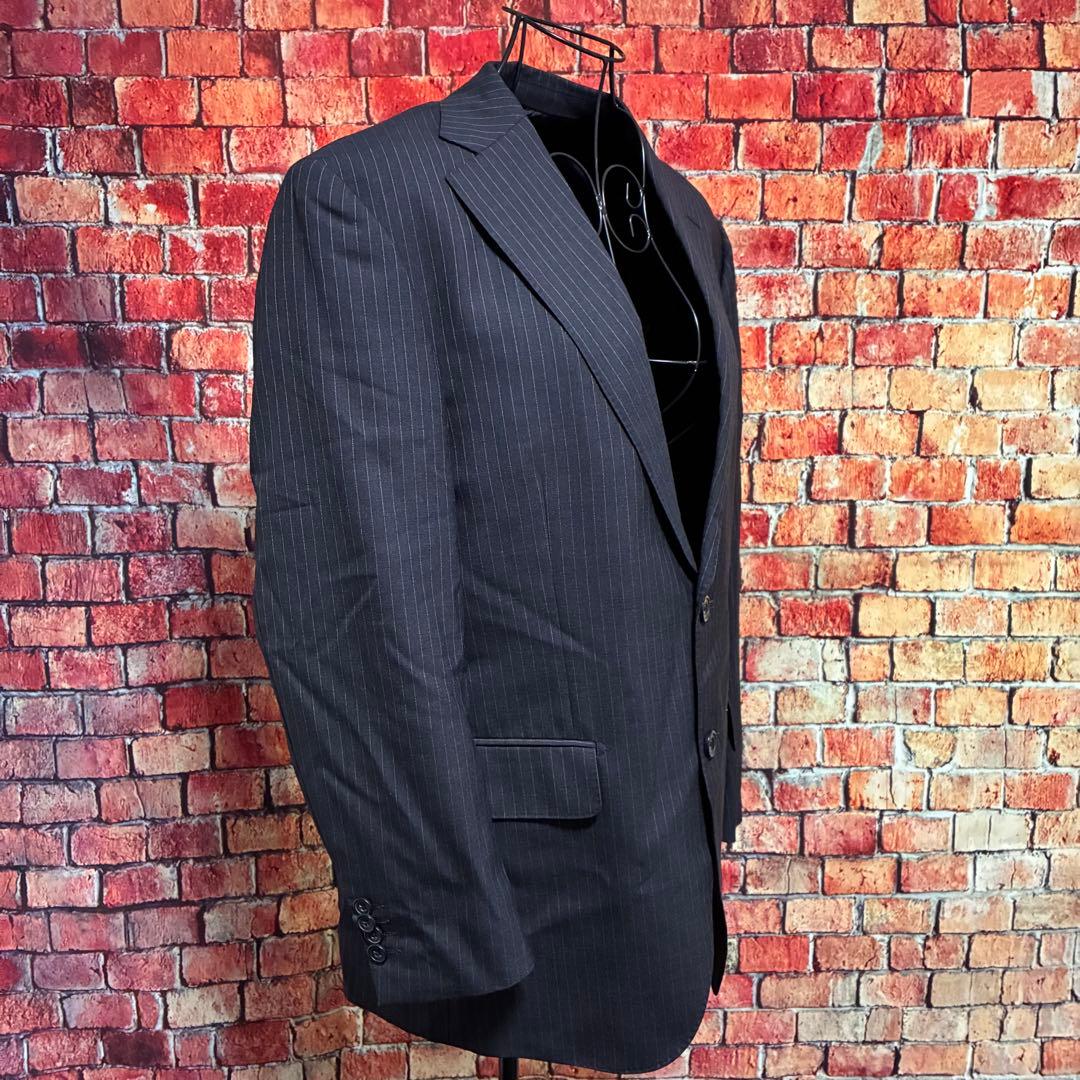 極美品☆ミツミネ　高級ウール100% スーツセットアップ AB4 ダークグレー