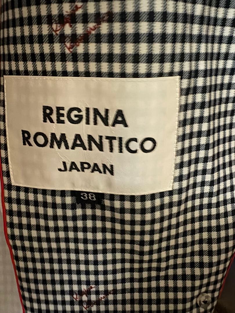 REGINA ROMANTICO チェック柄ジャケット・スカートセット 38