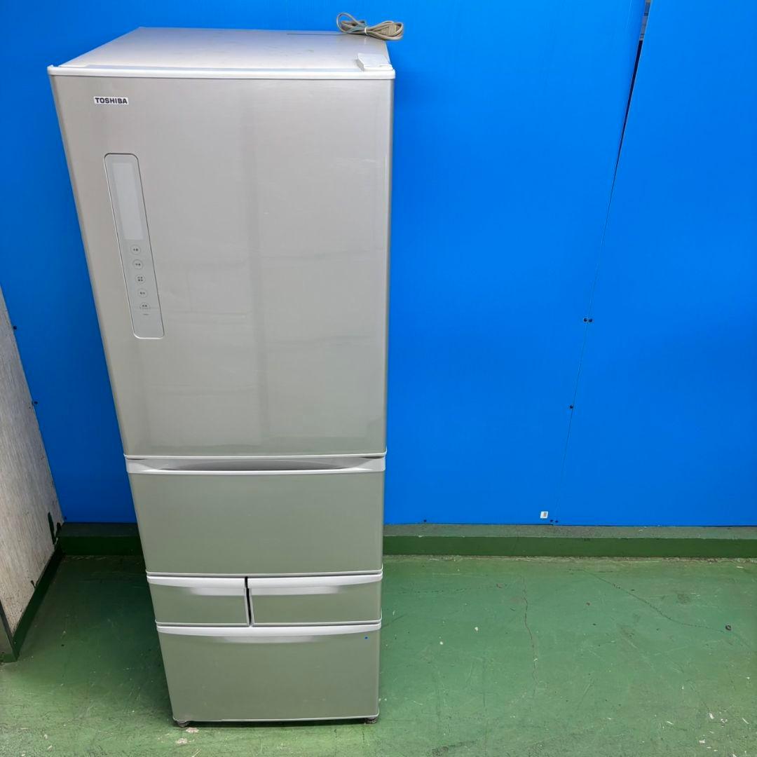 523 今だけ半年保証　冷蔵庫　大型　右開き　自動製氷機　美品　400L強