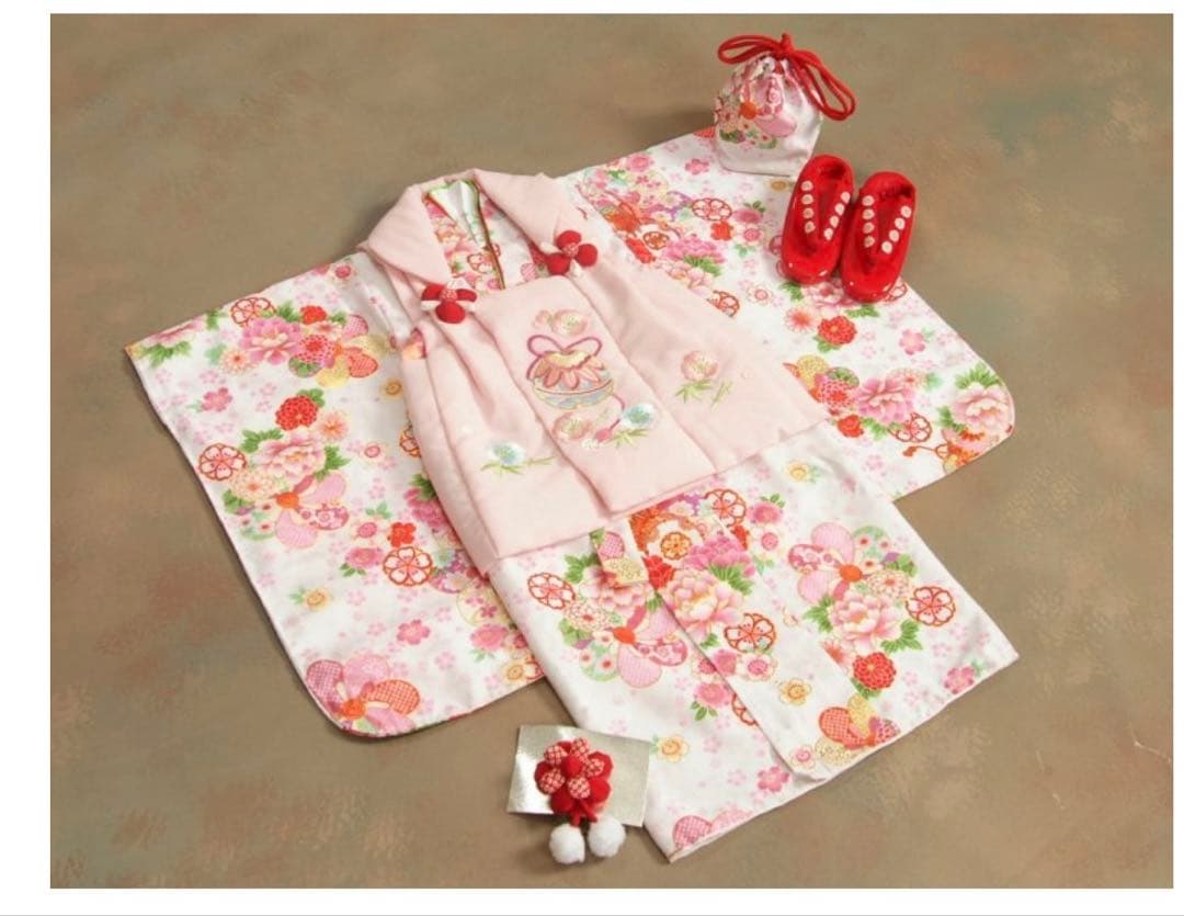 七五三 3歳女子　着物セット