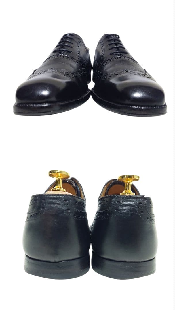 ディメッラ 内羽根 ウィングチップ レザー ビジネス 黒 Vibram