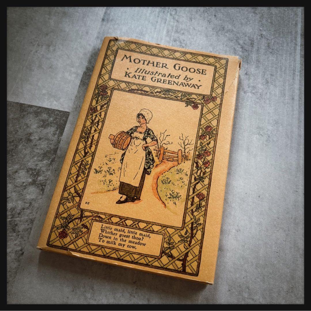 珍品ヴィンテージ マザーグースのビスクドールと絵本のセット